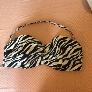 Zebra swim top